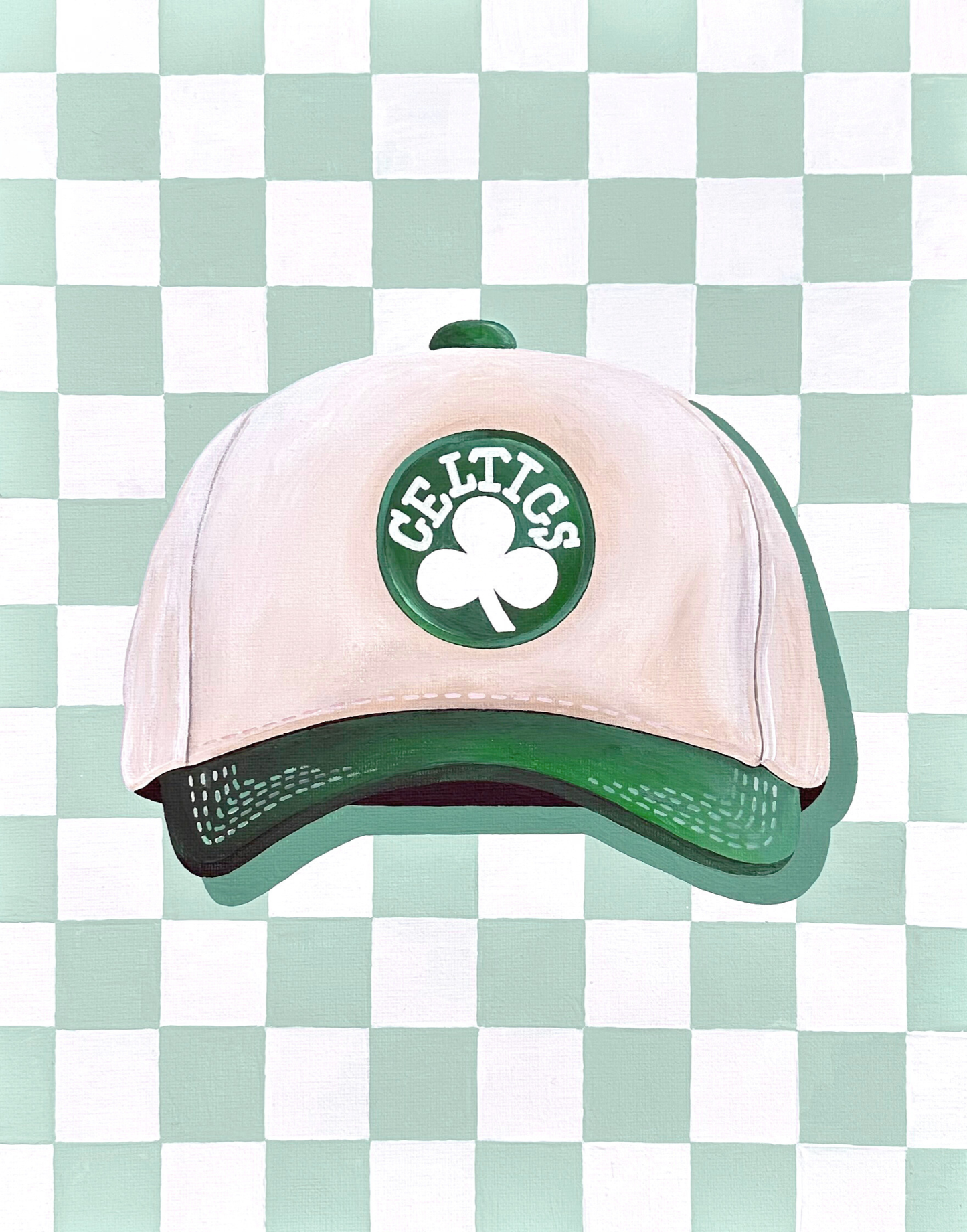 Celtics Hat Print (Boston Sports Series)