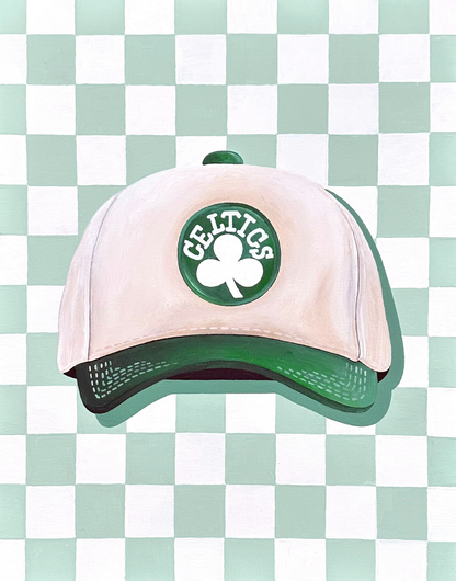Celtics Hat Print (Boston Sports Series)