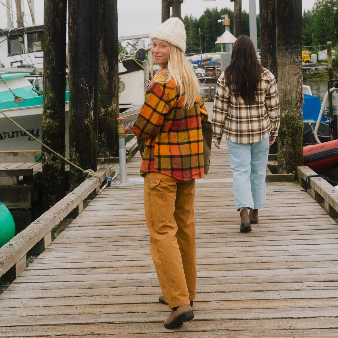 Women's Flannel Shirt Jacket