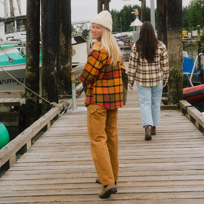 Women's Flannel Shirt Jacket