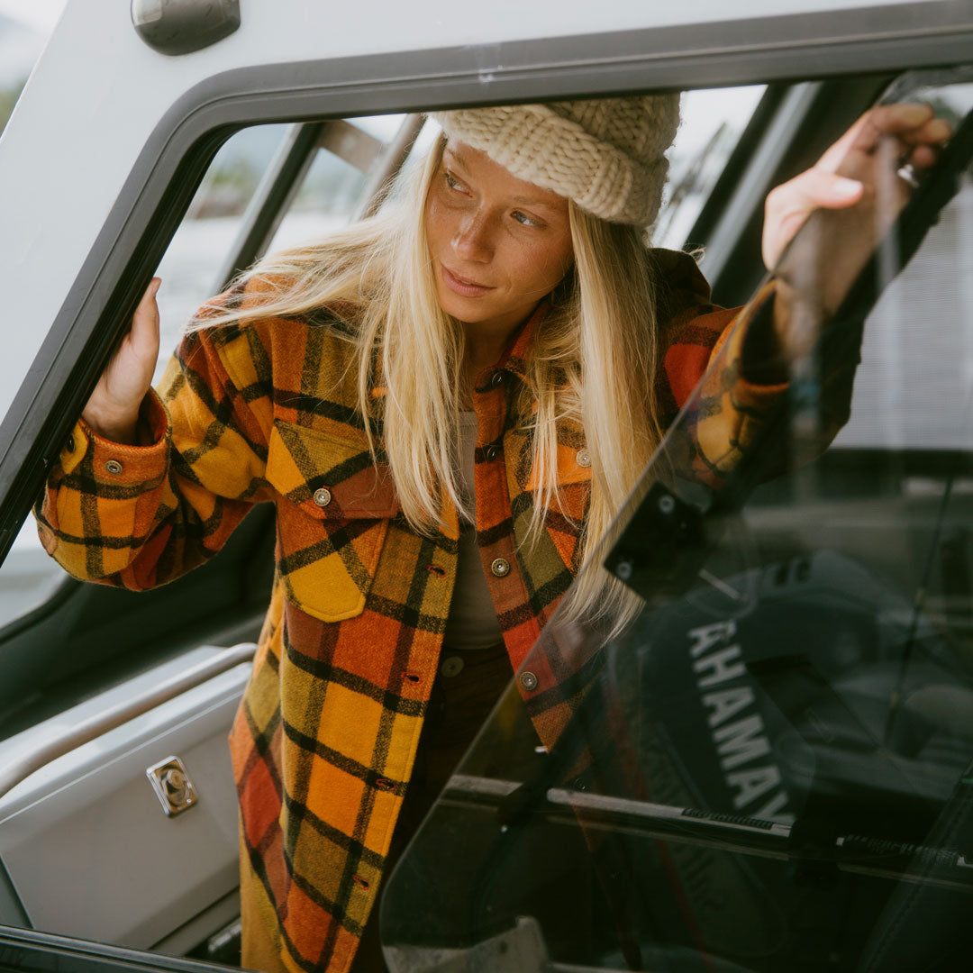 Women's Flannel Shirt Jacket
