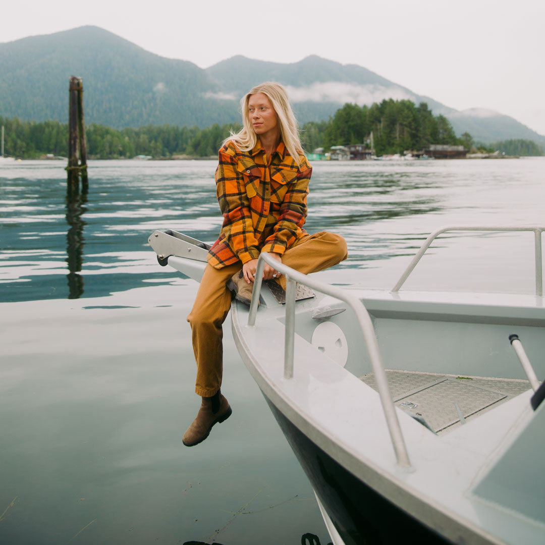 Women's Flannel Shirt Jacket