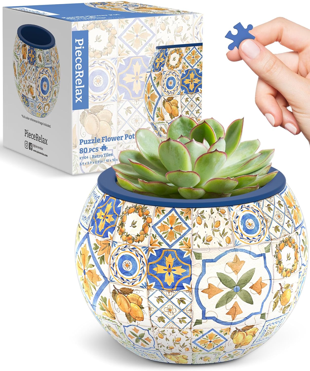 Retro Tiles Planter