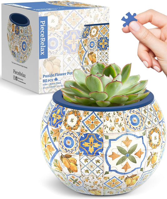 Retro Tiles Planter