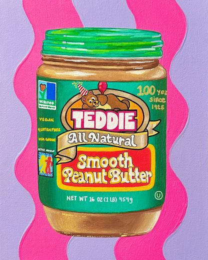 Teddie's Peanut Butter Print