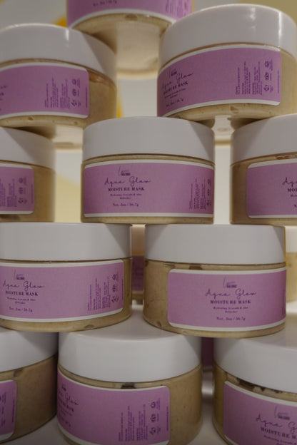 Aqua Glow Moisture Mask (Hydrating Avocado & Aloe)