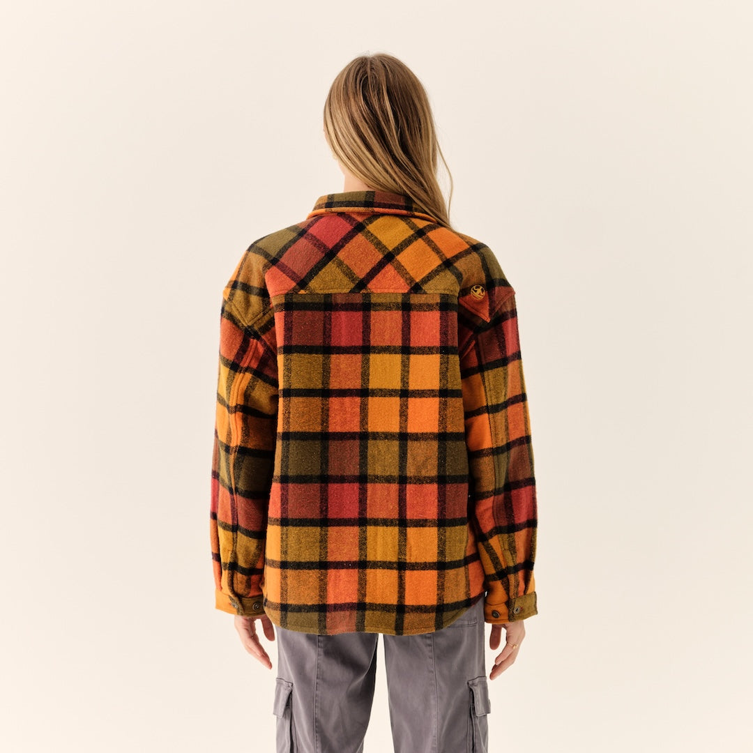 Women's Flannel Shirt Jacket