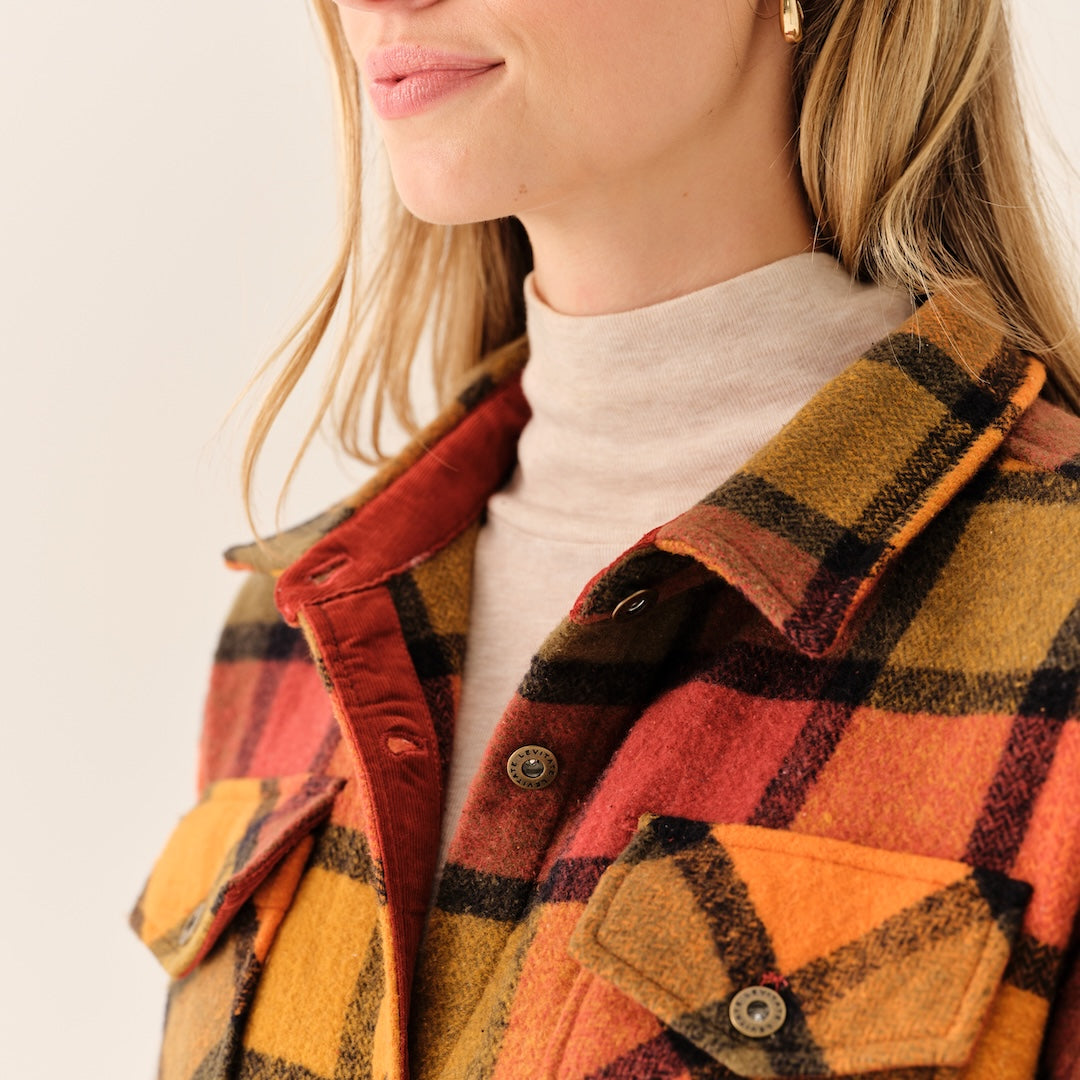 Women's Flannel Shirt Jacket