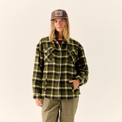 Women's Flannel Shirt Jacket
