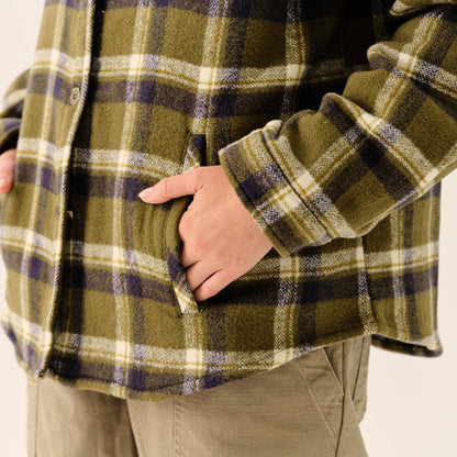 Women's Flannel Shirt Jacket