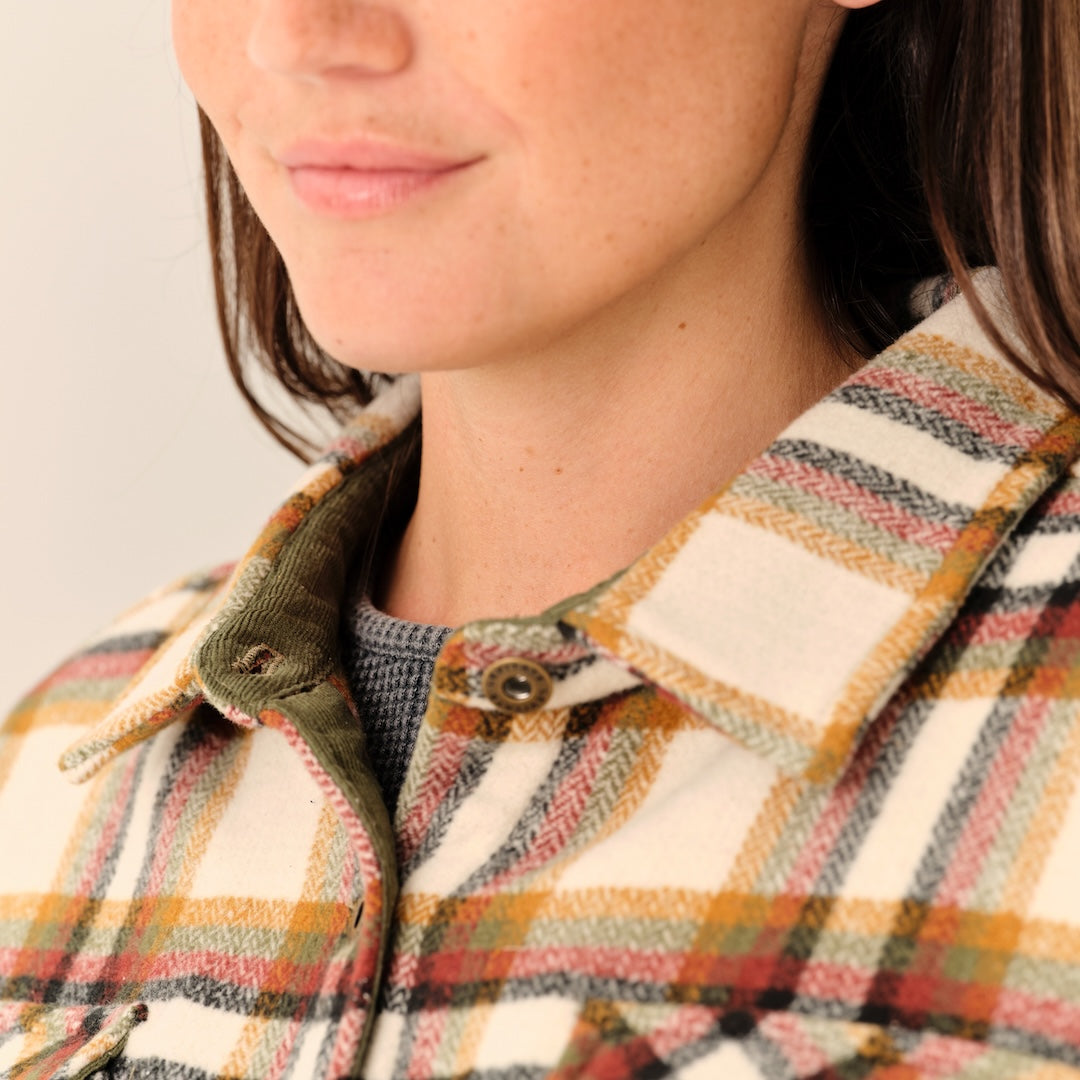 Women's Flannel Shirt Jacket