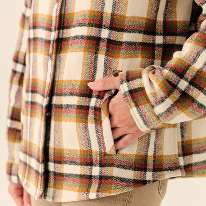Women's Flannel Shirt Jacket