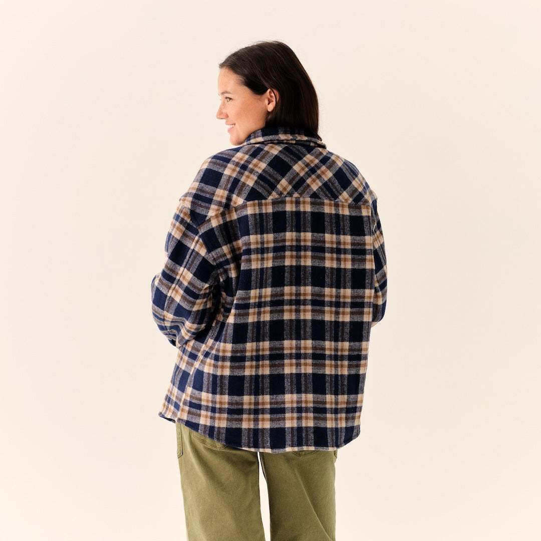 Women's Flannel Shirt Jacket