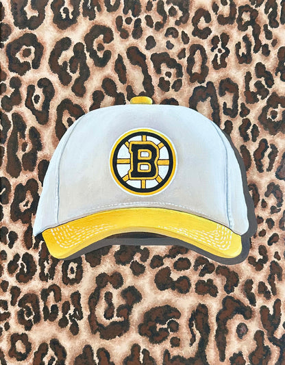 Cheetah Bruins Hat Print (Boston Sports Series)