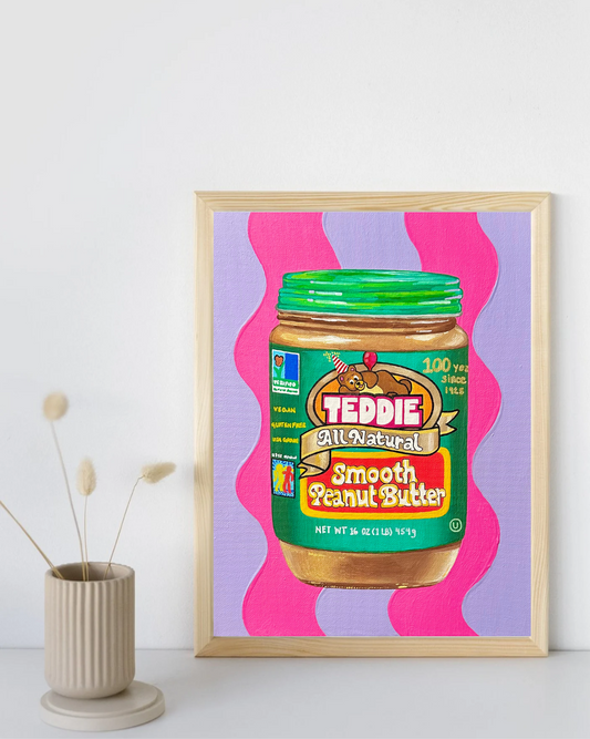 Teddie's Peanut Butter Print