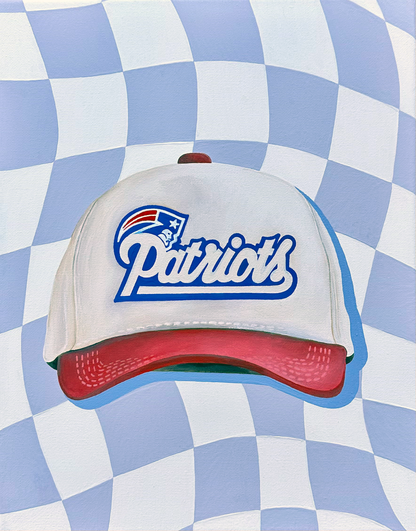 Patriots Hat Print (Boston Sports Series)