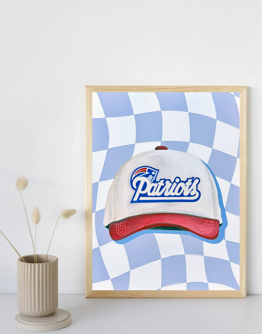 Patriots Hat Print (Boston Sports Series)
